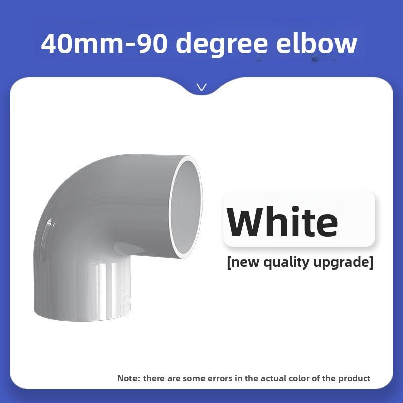 1Pc 16~50mm Black PVC Pipe Connector Elbow Joints Aquarium Drainage Tube Fittings Garden Irrigation DIY Accessories