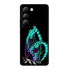 Für vivo V40 SE Hülle Luxus TPU Weiches Silikon Handy Rückabdeckung für vivo V40 SE 5G Schutz Stoßfest Blumen Mädchen Niedlich Hülle