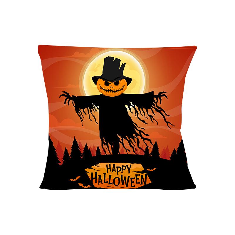 Copricuscino da divano zucca di Halloween nordico
