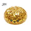Squeeze Toy Gold Foil Steamed Bun Stress Ball, Cute Food Shape Fidget Wax-like for Anxiety Relief, Soft Elastic Maltose Reliever, Funny Gift Flow
