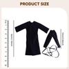 1/12 Action Figure Clothes Coat and Pants Mini Doll Model Costume Length Jacket for 6" Male