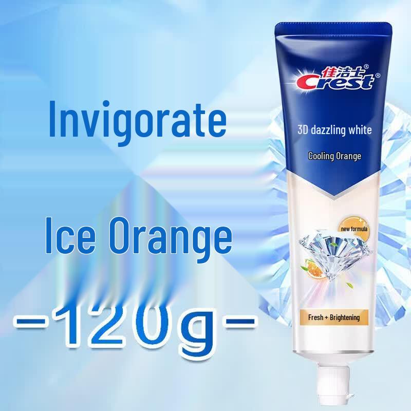 Crest 3D White Invigorating Orange Toothpaste 120g