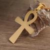 Ancient Egyptian Animal Totem Ankh Cross Pendant Necklace for Men Women Fashion Charm Lucky Riding Jewelry