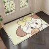 Cute Cartoon Bear Bunny Cat Rectangle Carpet Kawaii Animal Kids Room Home Decor Mat Non Slip Floor Rug Entryway Doormat