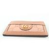 Pristine GUCCI Card Case GG pattern pink leather Women 523159 Used