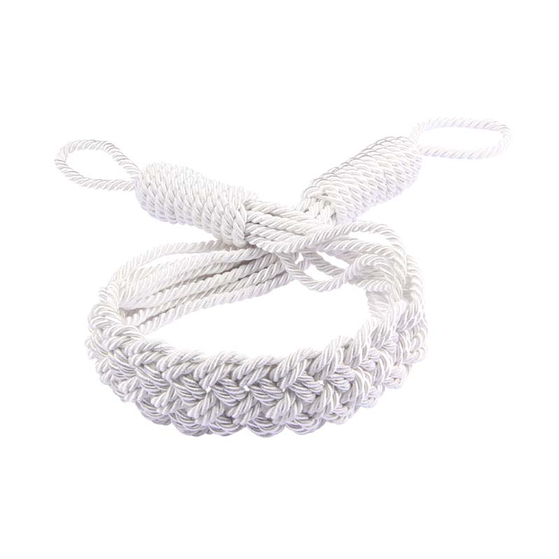 1 pieza de alzapaños de cortina hechos a mano, cuerda tejida DIY, decoración del hogar, soporte para cortinas, alzapaños para ventana, accesorios de habitación