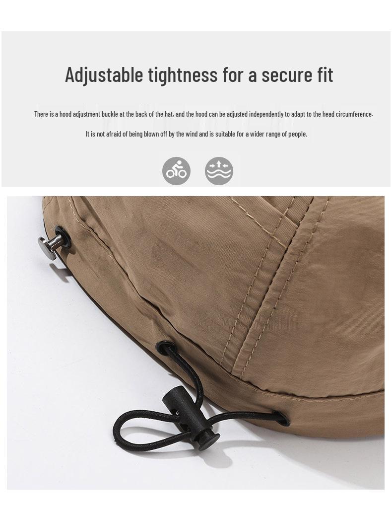 Versatile Women's Fisherman Hat with Mask Hook: Summer Sun Protection for Outdoor Activities