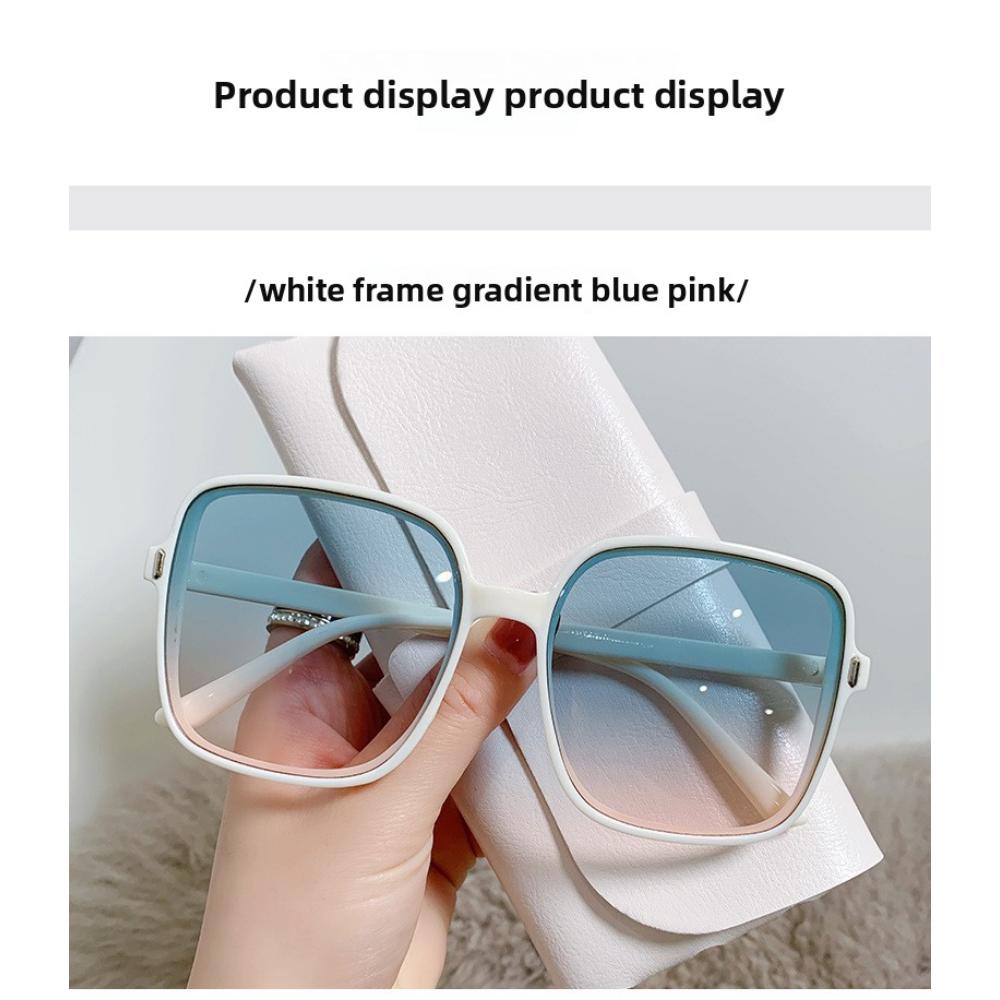 Rizs köröm szögletes napszemüveg női napszemüveg fokozatosan színt vált új szemüveg női trend UV védelem