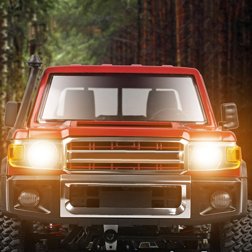 MN82 1:Carro RC 1/12 Escala Completa 2.4G 4WD Controle Remoto Veículo Off-Road Com Motor 280 Para Meninos Meninas Aniversário Natal Ano Novo Presentes