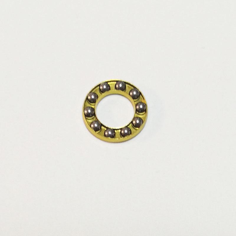 F10-18M Miniature Flat Thrust Ball Bearing, 10mm ID X 18mm OD X 5.5mm Thickness, Low Pressure
