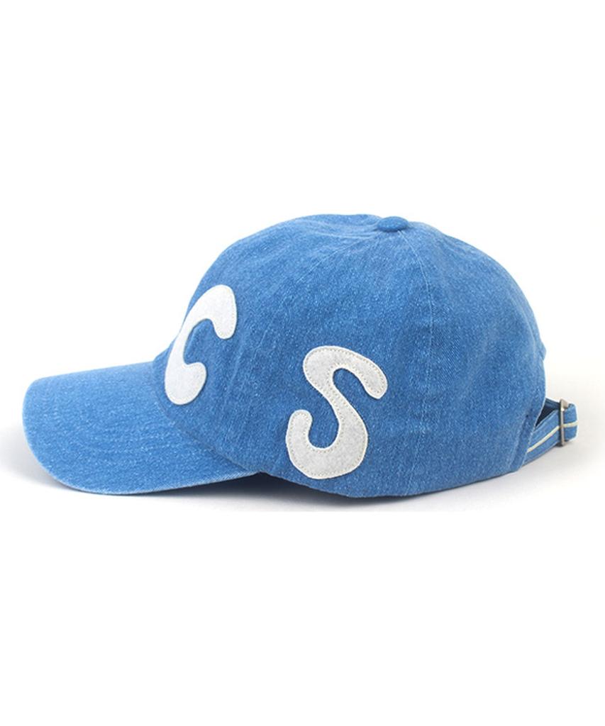 Yunibeosyeolkemiseuteuli Patch Pigment Washing Blue Ballcap