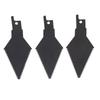 3PCS Tile Grout Removal Tools Blades Carbon Steel Double Side Sawblade for Floor Seam Cement