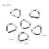 Stainless Steel Round / Flat 3 Word Buckle B-Shaped Buckle Bracelet Necklace Pendant Connector DIY Jewelry Making