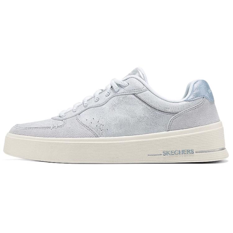 Skechers Hiland Fashion Low-Top Skate Shoes Women sneakers Blue 185171-GRY 35