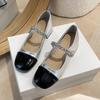 Soft leather Mary Jane shoes 2025 spring and summer new women's kitten heel soft sole versatile block heel small leather shoes