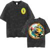 Wholesale Rap Bad Bunny DTMF World Tour Oversized Tshirt for Men Luxurious Fashionable Retro Washed Hiphop Pure Cotton Tshirt