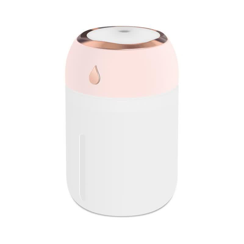 ZISIZ Mini Water Drop Humidifier with Colorful Night Light