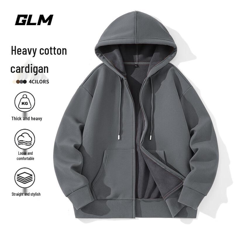 

GLM Men s Heavyweight Fleece Hooded Zip-Up Sweatshirt 3XL