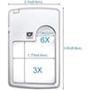 Professional Reading HD Jewelry Loupe Magnifying Glass With LED Light Card Type Magnifiers