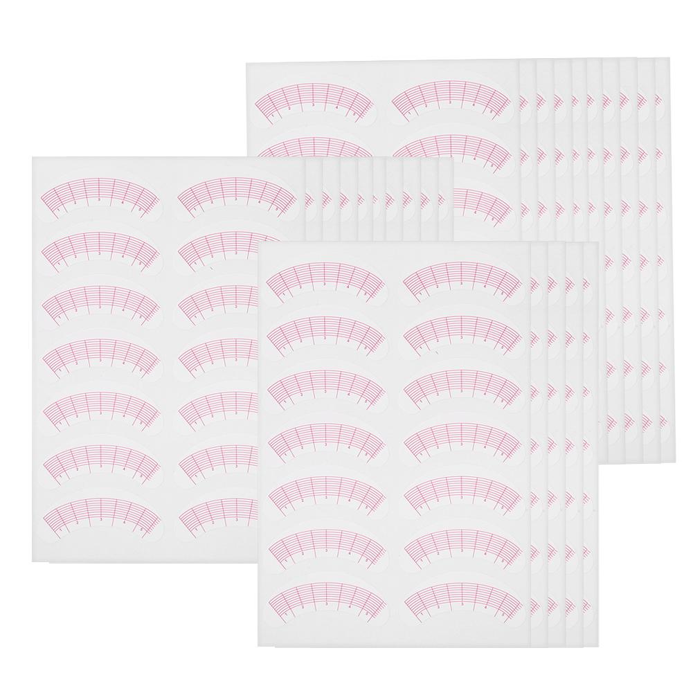 175 Pairs Eyelash Extension Sticker Eye Positioning Tips Sticker Lash Mapping Stickers