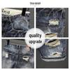 Men's Retro Japanese Style Ripped Denim Shorts - Summer Trend Straight Casual Mid-Length Pants