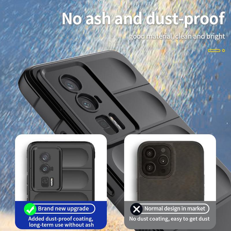 For Poco F5 Pro Case Cover Poco F5 Pro Capa New Shockproof Rubber Armor Bumper Back Soft TPU Fundas Xiaomi Poco F 5 F5 Pro Cover