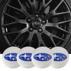 4 Stück 56mm Radnabenkappen Aufkleber für Subaru Forester Outback XV Impreza WRX BRZ Legacy Levorg STI etc. Legierung