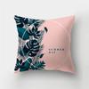 Fresh Summer Leaves Tropical Plants Square Cushion Cover Home Living Room Sofa Bedroom Decoration Pillow Cover