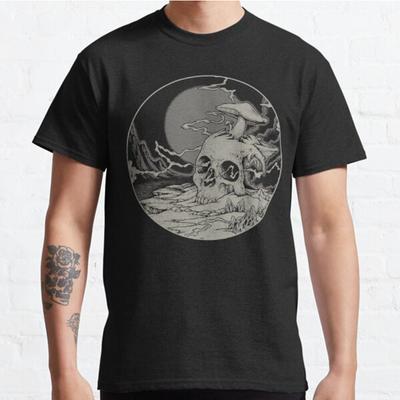 Plus Size S-3XL Lost Voyager Printed T-shirt Men's Tops Fashion Clothes Tees - Men's Summer Cotton Graphic Tee