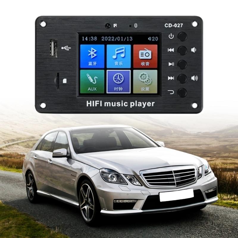 Upgrades MP3 Playback Panel with 2.8" Display Blue Tooth 5.1 LCD Display with Stereo Output Blue Tooth Connectivity