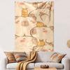 Cute Bears with Fruits Pattern Patterned Tapestry Home Decor, Suitable for Bedroom and Living Room, Gift