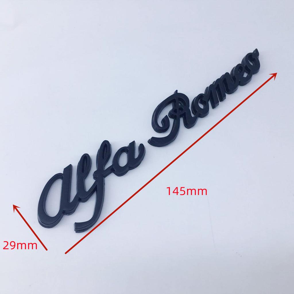 For Alfa Romeo 2026 Hot Sticker 1pcs For Alfa Romeo 146 147 155 156 159 Stelvio Giulia Giulietta Car Exterior Styling 3D Sticker