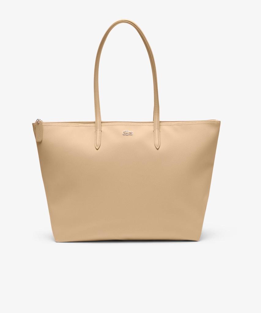 Petit Large Tote Bag NF1888PM Cream Free Size [Lacoste] [Official] L.12.12 Piqué