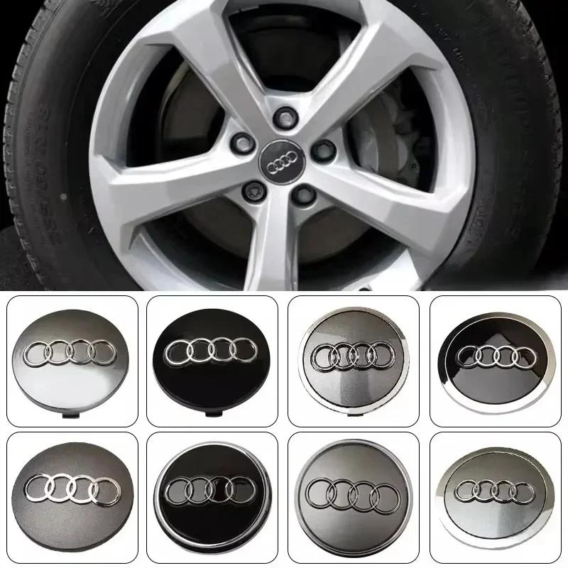 Hub Caps Hot For qaz23 4pcs 60mm 61mm 68mm 69mm qaz23 Hub Caps Car Wheel Center Caps For qaz23 A1 A2 A3 A4 A5 A6 A7 A8 S3 S6 Q3