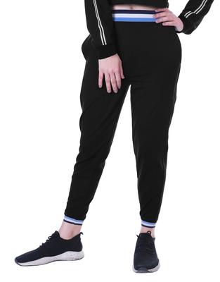 Moomaya Pantaloni da jogging con elastico in vita e tasca per yoga attivo e corsa