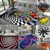3D Visual Printing Non-Slip Rug Modern Living Room Carpet Sofa Mat Bedroom Floor Covering Traditional Home Decor Fashion Beauty