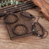 Multi-Layer Tree of Life Wood Bead Men's Bracelet Set: Retro European-American Style