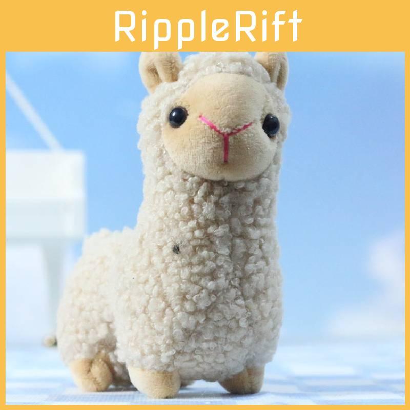 Cute And Lovely Alpaca Plush Keychain Stuffed With Soft Pp Cotton In Various Colors