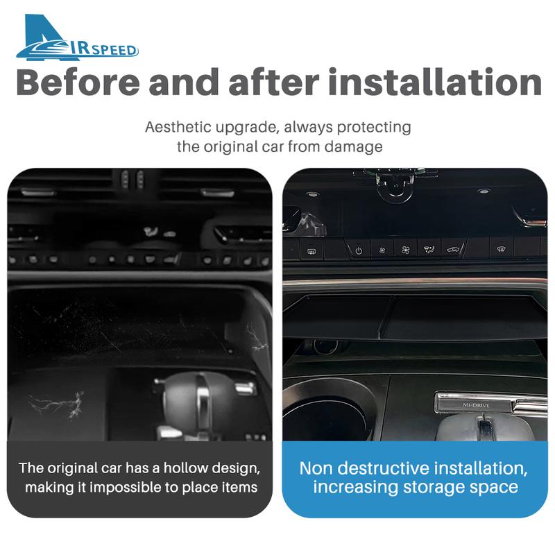 Car Storage Central Control Storage Box For Mazda CX60 -2025 CX70 CX80 CX90 2024-2025 Container Interior Accessories