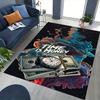 1pc Anime Cartoon Design Chair Mat - Time is Money - Office Desk Pad, Non-Slip Carpet for Home Decor, Gaming Room, Bedroom, Living Room, Birthday Gift