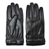 Mens Winter Pu Leather Touch Screen Gloves For Commuting And Cold Protection