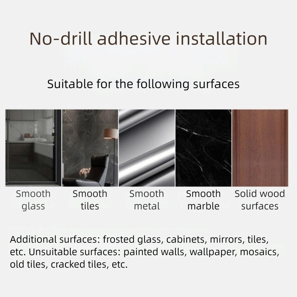 2Pcs Stainless Steel Clothes Drying Hanger Wall-mounted Balcony Drying Hook  Kitchen