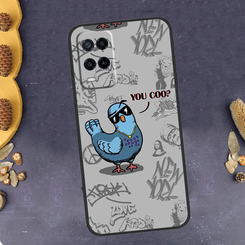 Pigeons Doves Bird Birds Flock Phone Case For Oppo A40 A60 A80 A78 A98 A18 A38 A58 A74 A94 A54 A16 A76 A96 A15 A17 A77 A57S
