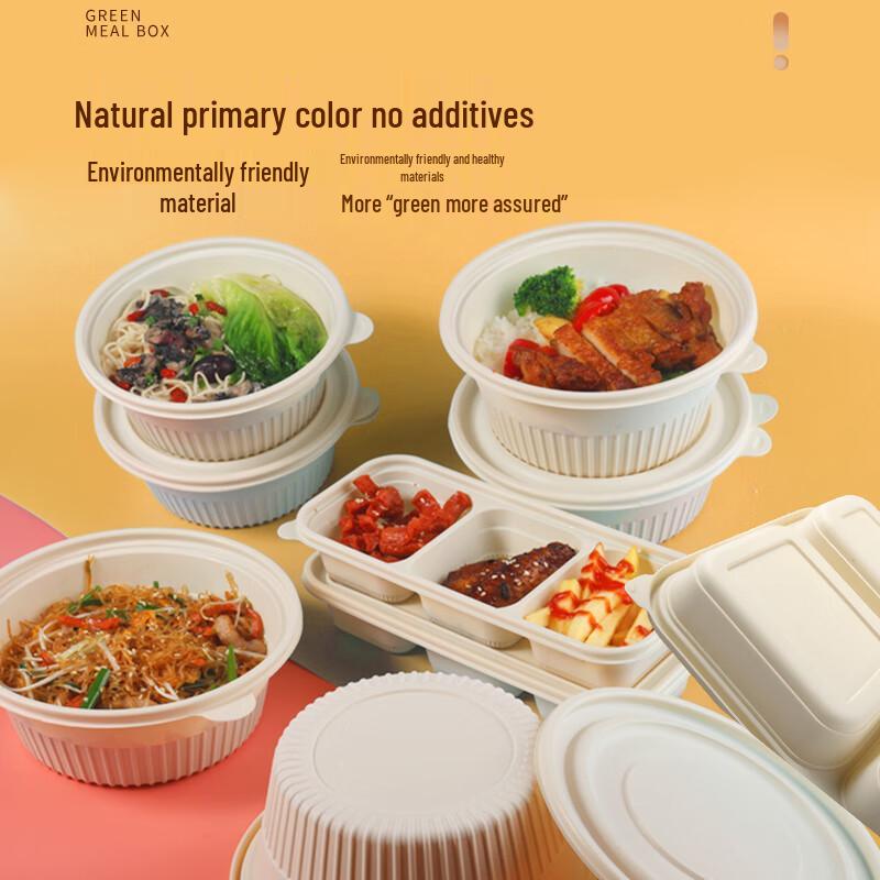 Xinyi Biologisch abbaubare 3-Fach Lebensmittelbehälter aus Maisstärke