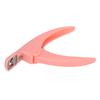 Nail Art Clipper Manicure Nail Tip Cutter Robust Simple Operating Fake False Nail Trimmer for DIY Pink