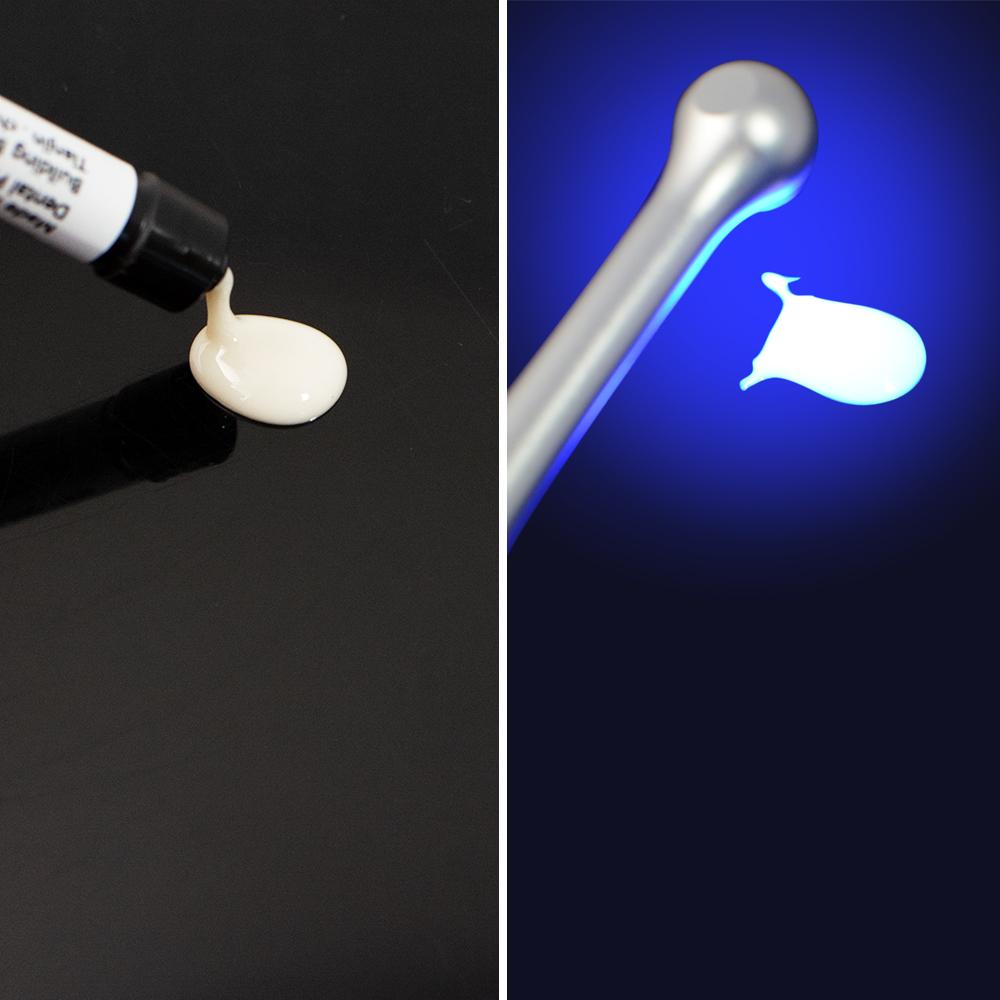 2300mw/cm2 1 Second Cure Lamp Dental Cordless Blue-violet LED Curing Light 4 Working Modes 385nm-515nm Wave Length