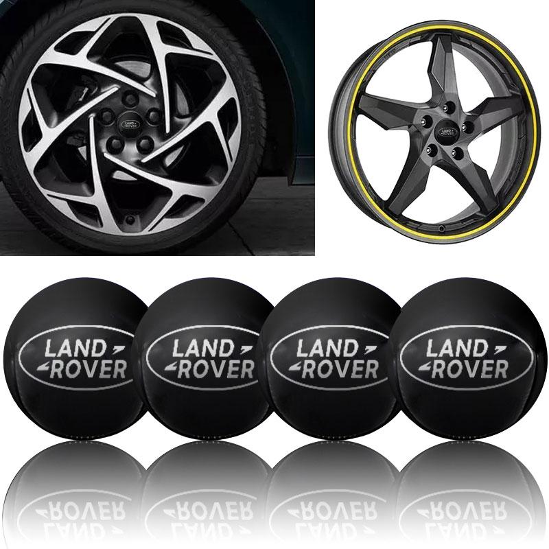 56mm Auto Radmitte Nabenemblem Aufkleber Radaufkleber für Land Rover Discovery Range Rover Evpque Defender Auto Brille Rover L322 L405