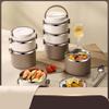 Zhishi 304 Stainless Steel Microwaveable Insulated Lunch Box
