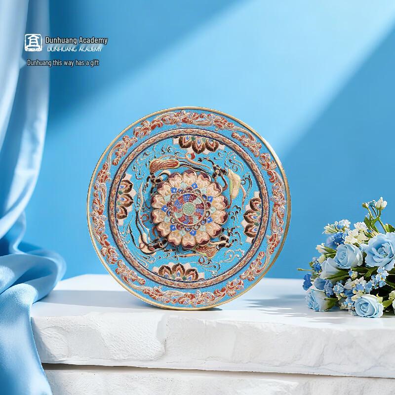 Dunhuang Rotating Metal Relief Refrigerator Magnet