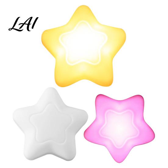 Portable Night Light USB Powered Star Light Mini Shaped LED Lamp Decorative Bedside Lamp for Home Bedroom Kids Room Energy Efficient